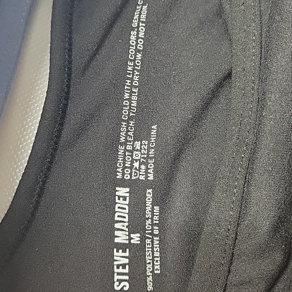 Steve Madden Women's Blue and Black Sports Bras - Picture 6 of 6